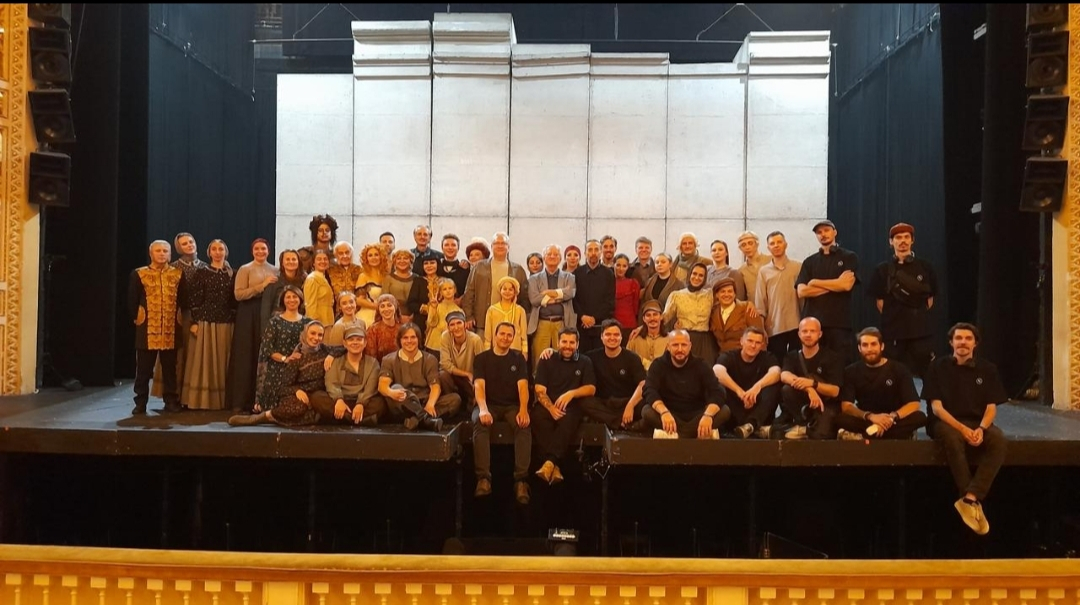 После спектакля "Белый.Петербург"